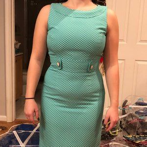 Tahari Teal Dress